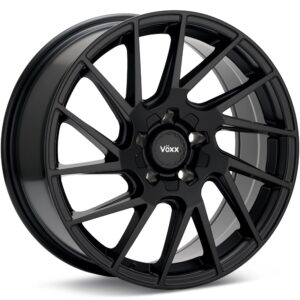 Voxx Road Wheels Falco Black Wheels 18 In 18x8 +45 FAL880-5008-45MTB