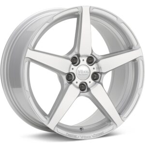 Voxx Road Wheels Modena Silver Machined w/Clearcoat Wheels 18 In 18x8.5 +35 MOD885-5120-35SMF