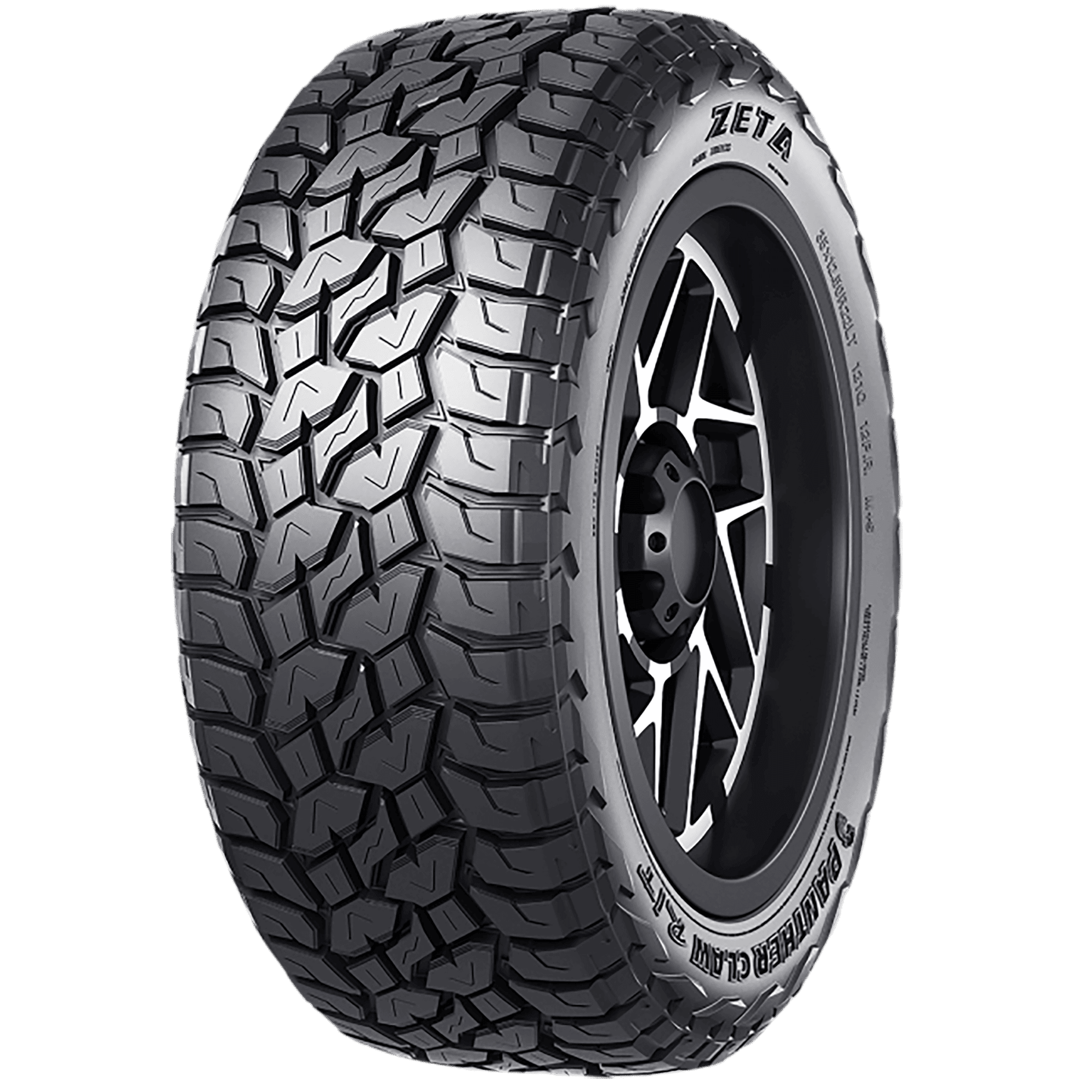 Zeta Panther Claw R/T 35/12.50R18 128Q Rugged Terrain Light Truck Tires | 7121701